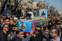 تشییع شهید سرتیپ دوم خلبان «مهدی فیروزمند» در تبریز