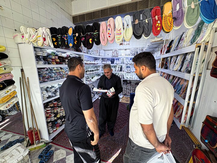 هنر کلاش بافی در کردستان