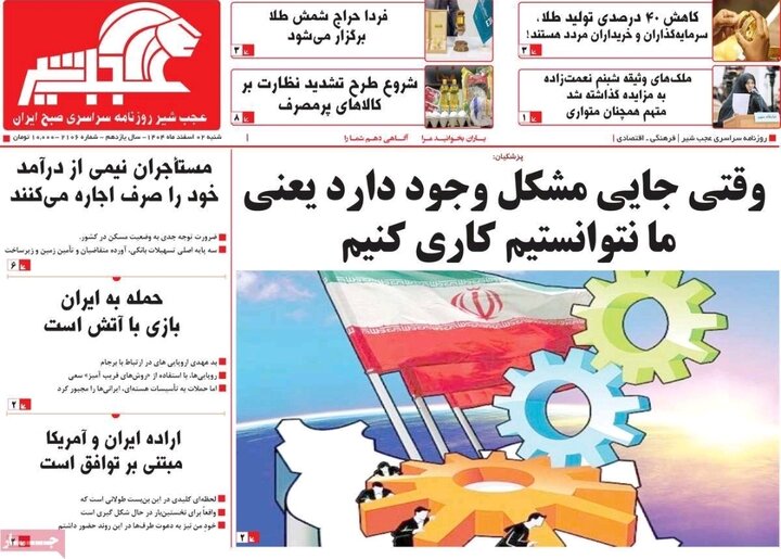 روزنامه های آذربایجان‌شرقی