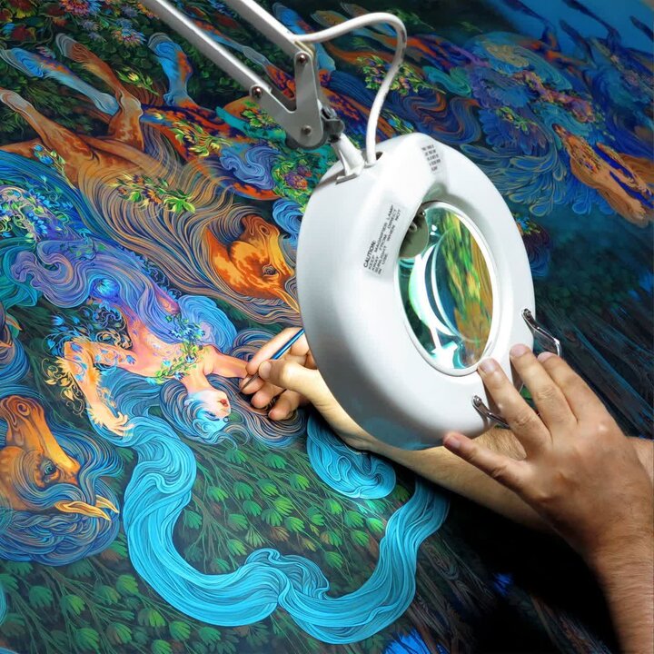 نگارگری؛ بازتابی از پیوند عمیق تاریخ اسلام،هویت ایرانی و اندیشه عرفانی