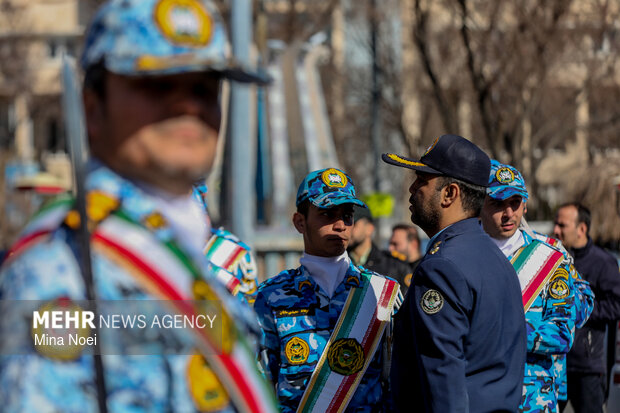 تشییع شهید سرتیپ دوم خلبان «مهدی فیروزمند» در تبریز