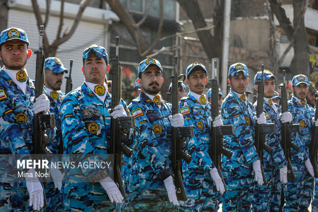 تشییع شهید سرتیپ دوم خلبان «مهدی فیروزمند» در تبریز