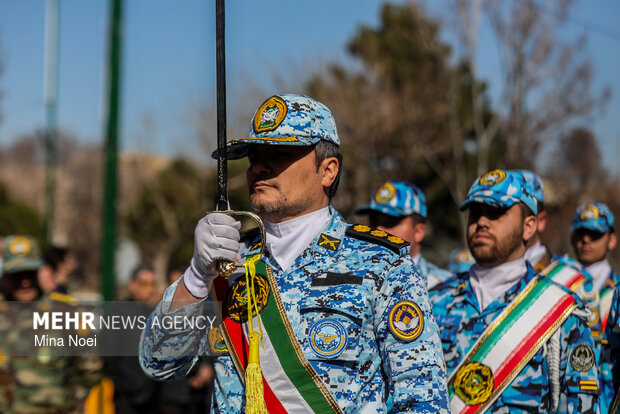 تشییع شهید سرتیپ دوم خلبان «مهدی فیروزمند» در تبریز
