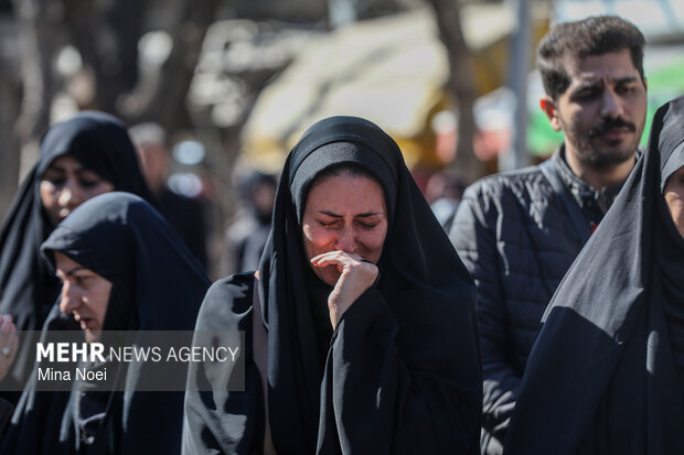تشییع شهید سرتیپ دوم خلبان «مهدی فیروزمند» در تبریز