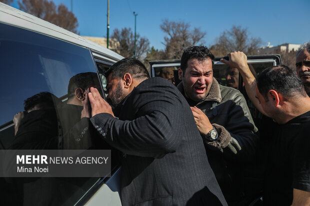 تشییع شهید سرتیپ دوم خلبان «مهدی فیروزمند» در تبریز