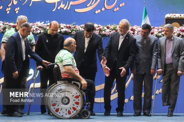آیین تجلیل از فرزندان سرافراز پارالمپیک ایران