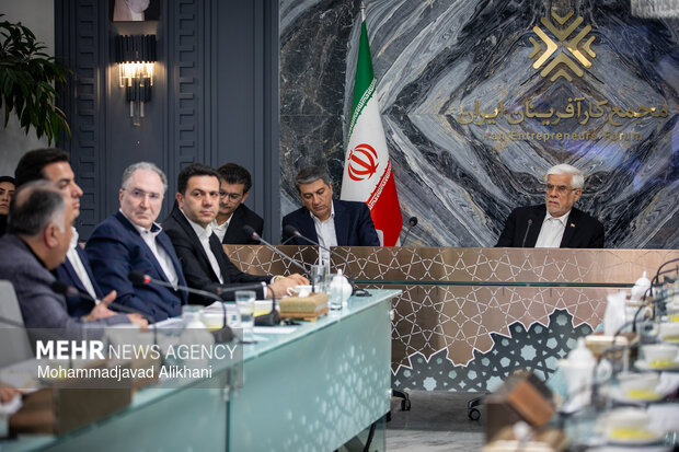 جلسه کارآفرینان ایران با معاون با معاون اول رئیس جمهور