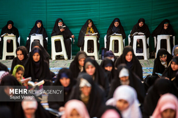 مراسم جزءخوانی قرآن کریم در همدان