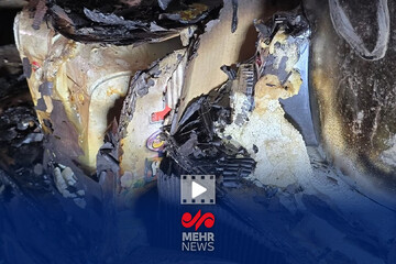 تصاویری از آتش سوزی انبار لوازم خانگی در میدان فردوسی