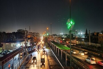 ارتقای جلوه‌های بصری در محور بزرگراهی آیت‌الله سعیدی