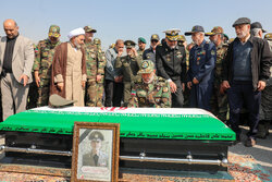 مراسم تشییع پیکر امیر سرتیپ محمدی‌فر