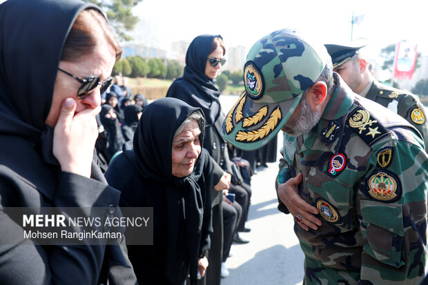 مراسم تشییع پیکر امیر سرتیپ محمدی‌فر