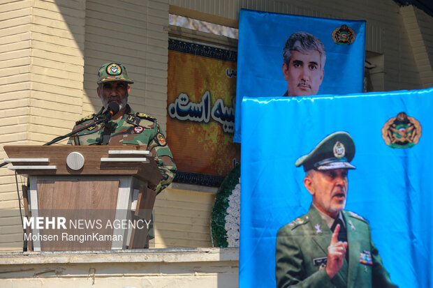 مراسم تشییع پیکر امیر سرتیپ محمدی‌فر