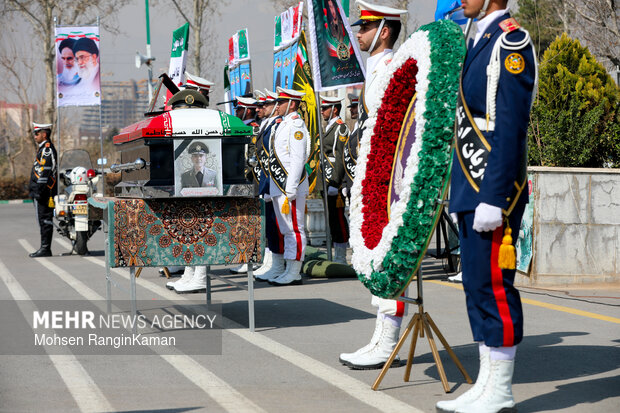 مراسم تشییع پیکر امیر سرتیپ محمدی‌فر