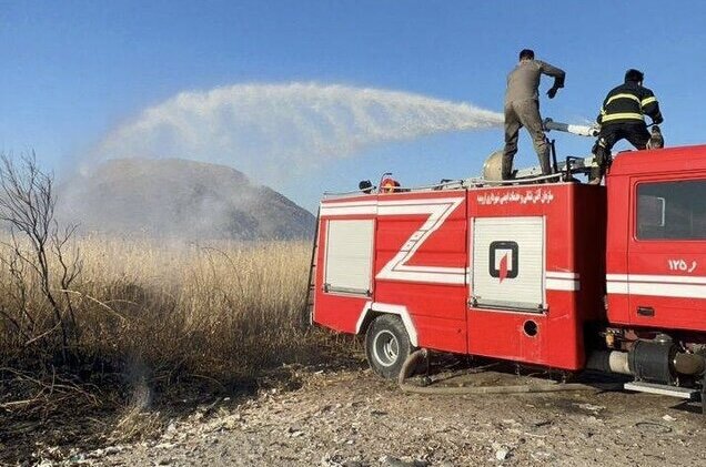 گلمانخانه،آتش،مهار،سوزي،عمليات