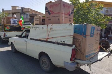 اهدای ۱۴ سری جهیزیه به نوعروسان جاسکی