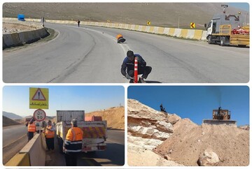 ایمن‌سازی ۱۶۲ نقطه حادثه‌خیز در محورهای کرمانشاه