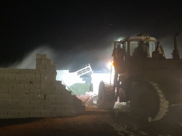 تخریب ۴۰ ویلای غیرمجاز و احیای اراضی کشاورزی در مهریز