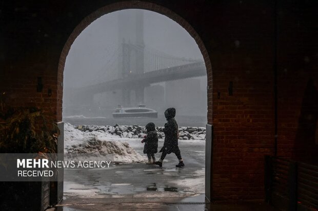 شمال شرقی آمریکا در طوفان