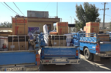 اهدای جهیزیه به مددجویان بهزیستی سنقروکلیایی