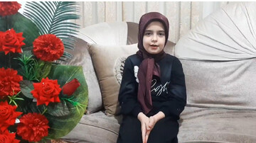 قرائت فراز هشتم زندگی با آیه ها توسط کودک سلماسی