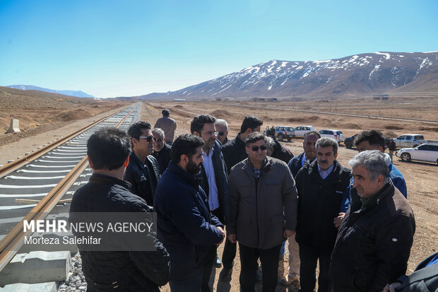 روند پیشرفت پروژه راه‌آهن شهرکرد
