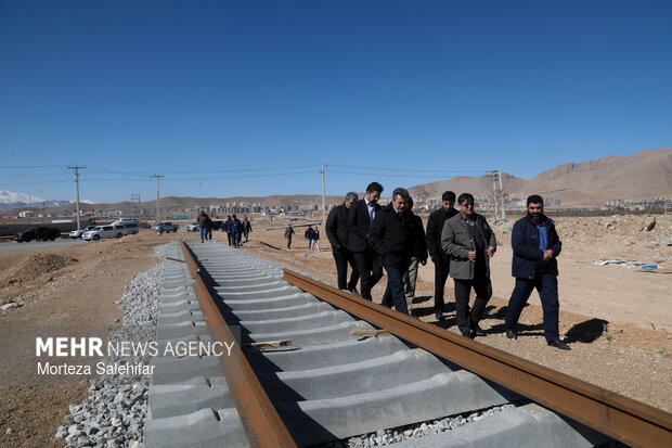 روند پیشرفت پروژه راه‌آهن شهرکرد