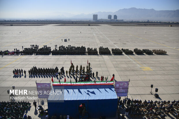 آیین تشییع پیکر دو شهید خلبان هوانیروز در اصفهان