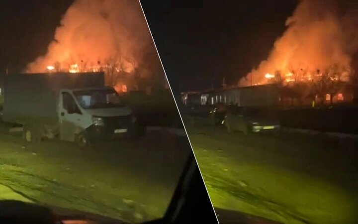 VIDEO: Gas cylinder blast in a café in Kazakhstan