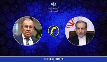 تماس تلفنی وزرای امور خارجه جمهوری اسلامی ایران و روسیه