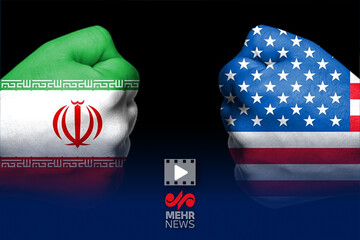 کری خوانی پهلوان ایرانی برای سربازان آمریکا