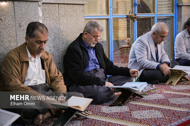 مراسم جزء‌خوانی قرآن کریم در سنندج