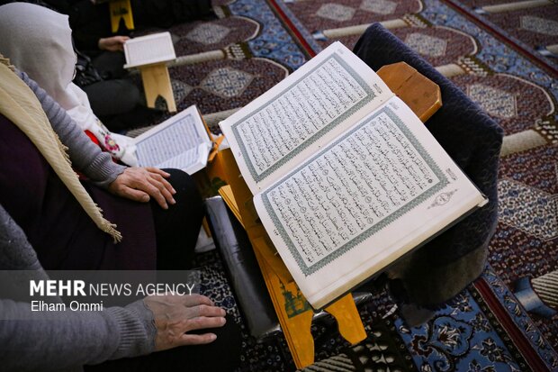 مراسم جزء‌خوانی قرآن کریم در سنندج