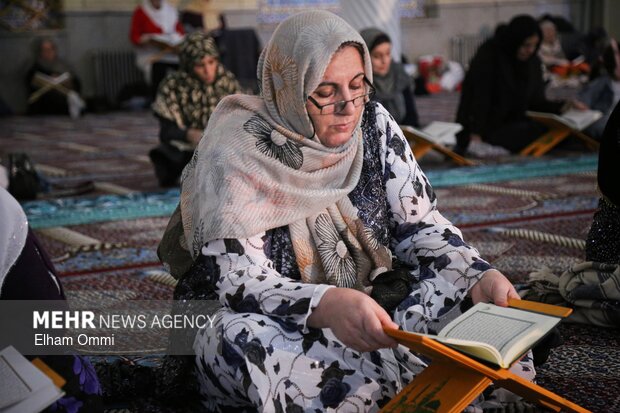 مراسم جزء‌خوانی قرآن کریم در سنندج