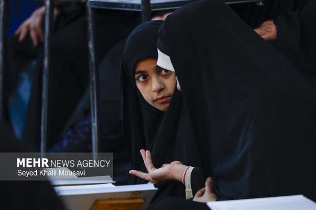 جزءخوانی قرآن کریم در مسجد نور اهواز