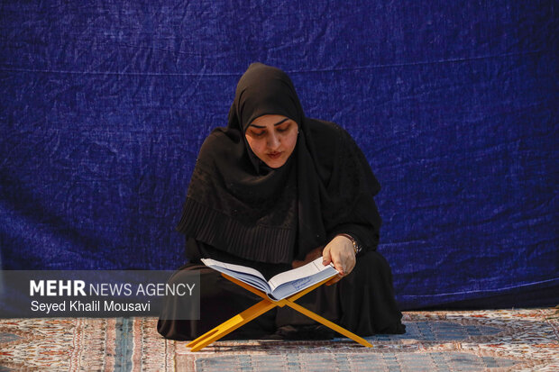 جزءخوانی قرآن کریم در مسجد نور اهواز
