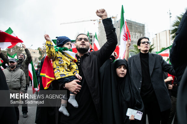 تجمع مردمی «تا پای جان برای ایران» درمیدان فلسطین