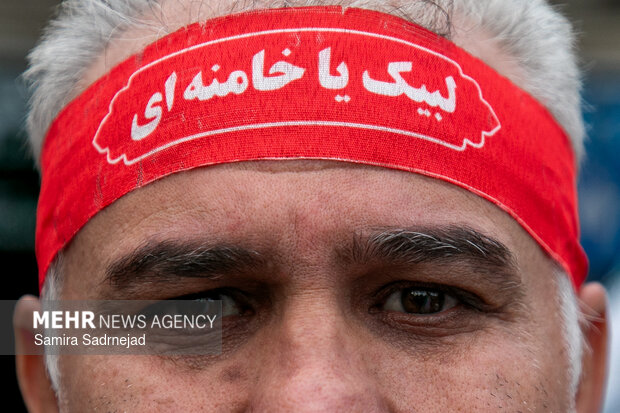 تجمع مردمی «تا پای جان برای ایران» درمیدان فلسطین