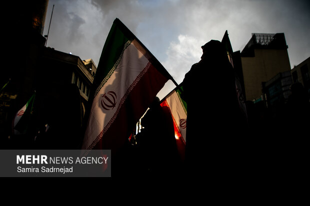تجمع مردمی «تا پای جان برای ایران» درمیدان فلسطین