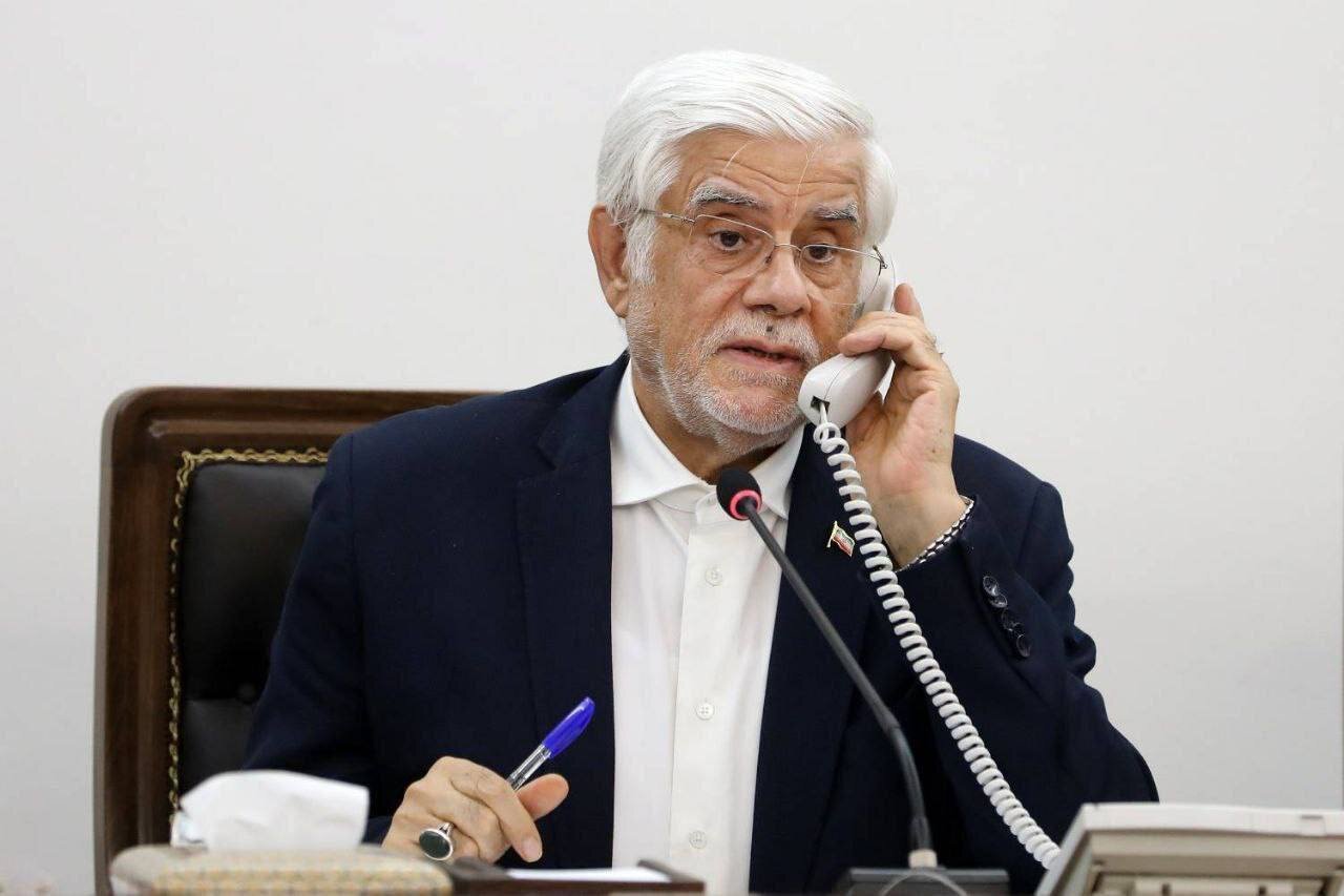 تماس تلفنی معاون اول رئیس‌جمهور با رئیس هلال‌احمر