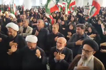 طنین «ما ذوالفقار حیدریم فدائیان رهبریم» در گچساران بعد از معرفی رهبر