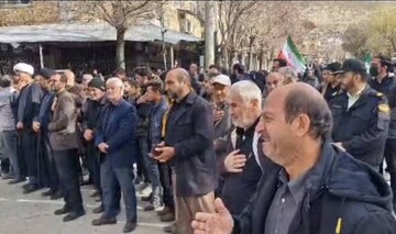 راهپیمایی و سوگواری مردم سمیرم به مناسبت شهادت رهبر انقلاب