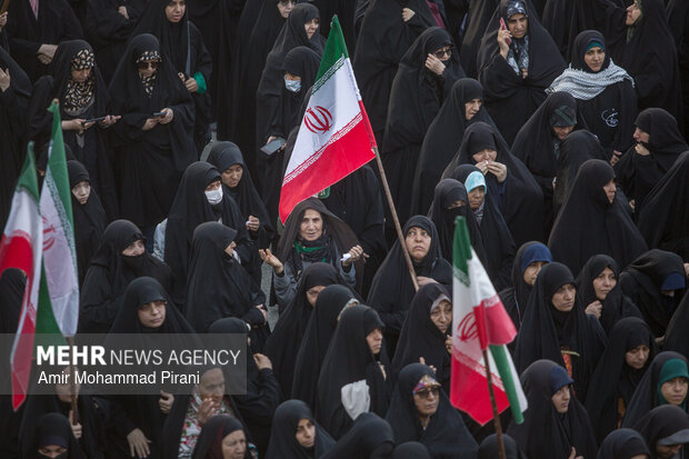 People in Qom condemn US-Israeli aggression against Iran
