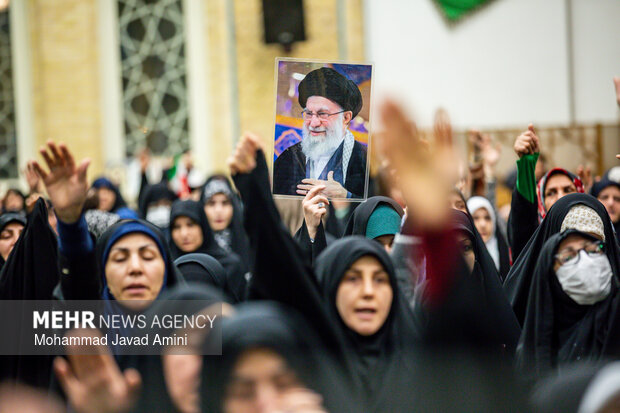 تجمع مردم قزوین در دفاع و حمایت از ایران جان در قزوین