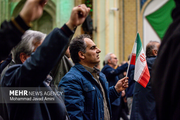 تجمع مردم قزوین در دفاع و حمایت از ایران جان در قزوین