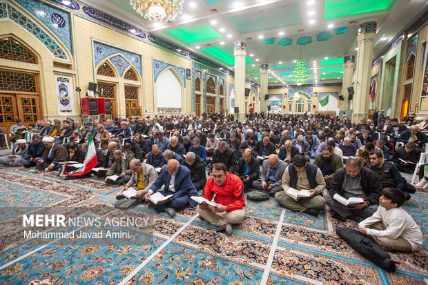 تجمع مردم قزوین در دفاع و حمایت از ایران جان در قزوین