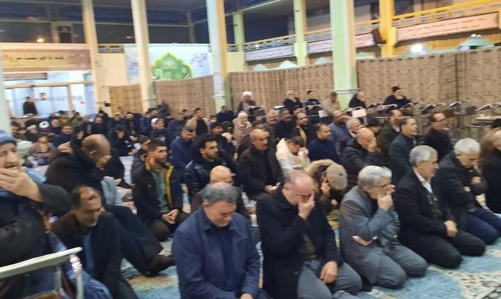 عزاداری مردم میاندوآب در پی شهادت رهبر معظم انقلاب