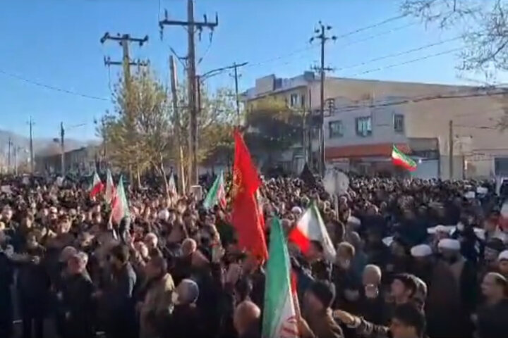 سوگ حماسی مردم کرمانشاه در عزای نائب امام زمان(عج)