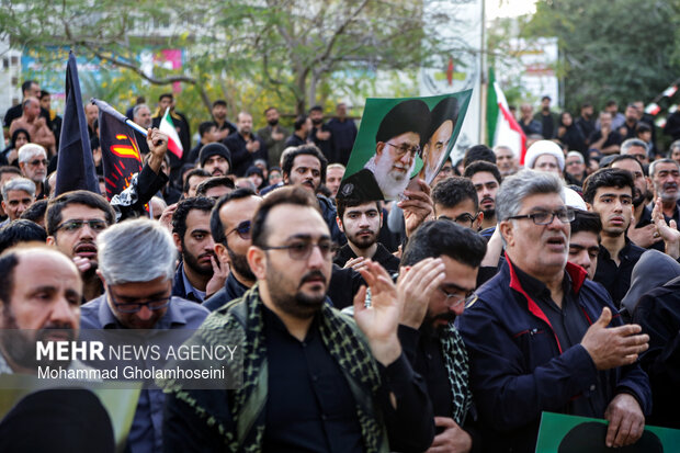 People in Bushehr condemn US-Israeli aggression against Iran
