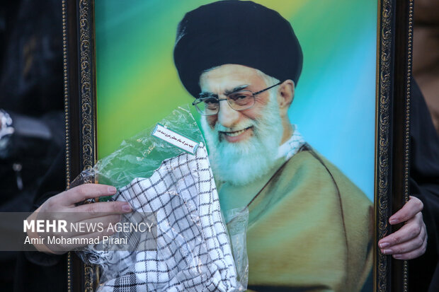 آیین بزرگداشت شهادت امام خامنه‌ای در حسینیه امام خمینی(ره)قم برگزار شد